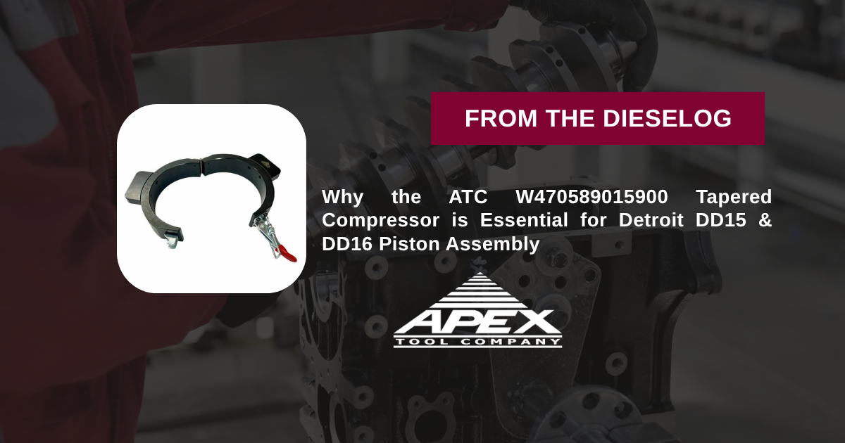 ATC W470589015900 Detroit Diesel DD15 DD16 Heavy Duty Engine Tapered Piston Ring Compressor Tool Sleeve